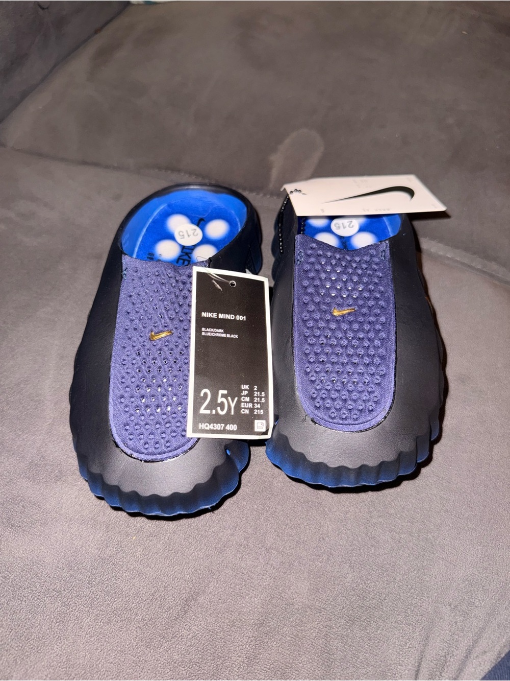 Nike Mind 001   (Kids Navy Blue )